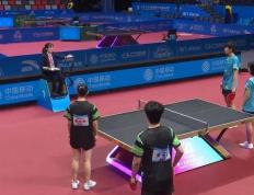 开运-全运會(huì)乒(pīng)乓(pāng)球混雙(shuāng)半(bàn)决赛的尴尬一幕(mù)：鹰眼(yǎn)无结论，裁判决定重打！